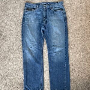 Nautica Men's Straight Blue Jeans